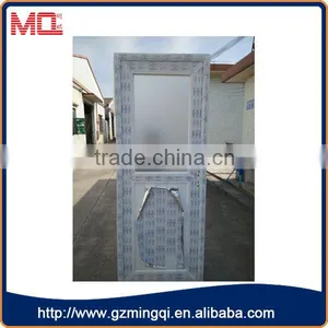 Upvc Frame Frosted Glass Bathroom Door Design thumbnail-3