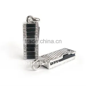 Necklace Usb Flash Drive With Diamond thumbnail-1