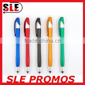 Click Style Contour Ballpoint Pen Blue Rubber Grip 2015 New thumbnail-1