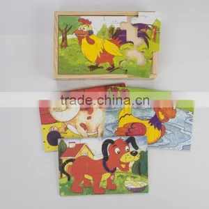 Wooden Jigsaw Box Puzzle 4 in 1 thumbnail-2