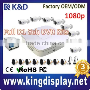 1080p Live View Full d1 Cctv Dvr Kit With Security Surveillance Outdoor Day Night ir Ip66 Cctv Cameras H.264 Diy Dvr Kit thumbnail-1