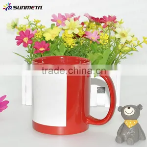 Sunmeta India Hot Sale 11oz Sublimation Mug Patch Mug Cup Sublimation SKB07 thumbnail-2