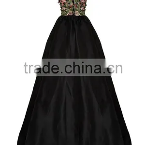 Top Quality Short Sleeve Fashion Open Leg Sexy Prom Dresses thumbnail-2