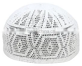 China Promotion Hand White Muslim Prayer Cap Wholesale Quality Choice thumbnail-5