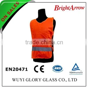 100% Polyester EN 20471 Safety Reflective Girl's Warning Reflecting Vest for Usa From China thumbnail-1
