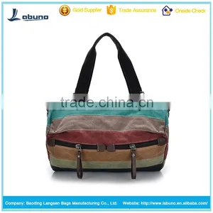2016 Wholesale Leisure Single Shoulder Canvas Retrostyle Handbags thumbnail-4