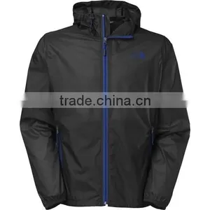 Outdoor Black Jacket With Custom Logo Printing thumbnail-1