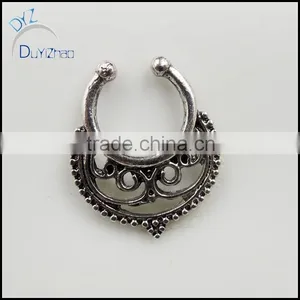 Unique Indian Fake Nose Ring Piercing for Septum thumbnail-1