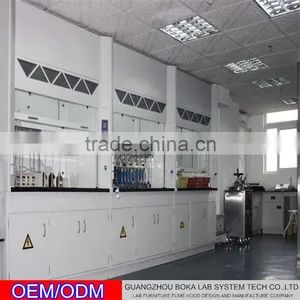 Acid and Alkali Resistance Chemical/physics Laboratory Fume Hood With All Steel Material and Good Performance thumbnail-1