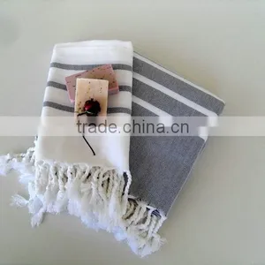 Cotton Fabric 70*180cm Customaize With Fringes Beach Fouta Towels thumbnail-1