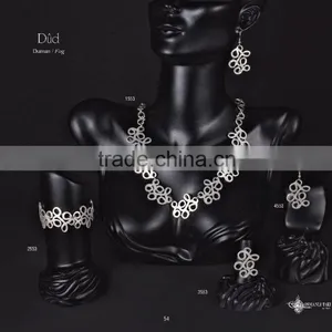 Top Quality Fashion Turkish Style Silver Plated Ring Dud 3553 thumbnail-2