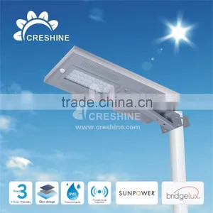 Aluminum Alloy LED Integrated Solar Street Lamps With Li-fe Battery thumbnail-4