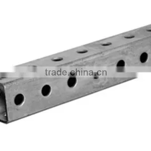 Galvanized Punching Tubular Steel Post thumbnail-1