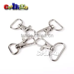 Matel Snap Hooks Rotary Swivel For Backpack Nickel Plated Lobster Clasps #FLQ059-A/B/C/D thumbnail-2