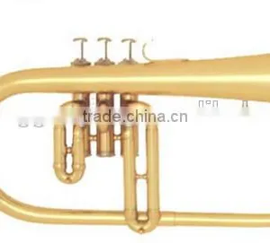 Keful bb Key Yellow Brass Flugelhorn Brass Wind thumbnail-1