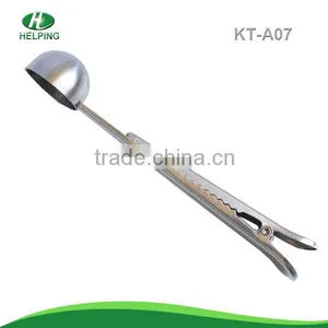 Stainless Steel Coffee Spoon With Clip thumbnail-1