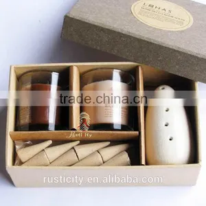 Hot Promotional Gifts Scented Candle Ceramic Cone Incense Burner thumbnail-1