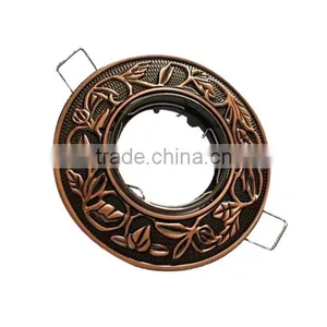 Round Shape Downlight Fixture Gu10 Bulb Zinc Die-casting Body thumbnail-2