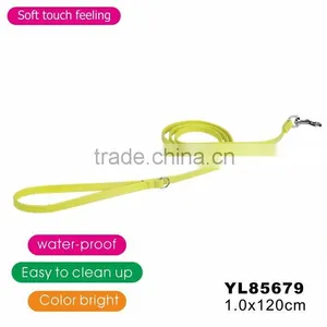 Resistant to Dirty Water Proof TPU Leather Soft Touch Feeling Rainbow Dog Leashes thumbnail-2