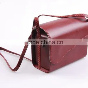 Korean Style Shoulder Bag Leather Shoulder Camera Bag, Vintage Small Camera Bag thumbnail-2