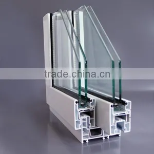 High Quality Door Window Frame Sliding Plastic UPVC Extrusion Profile thumbnail-2