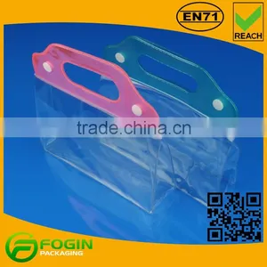 PVC Bag With Button for Cosmetic Collection Bag thumbnail-4