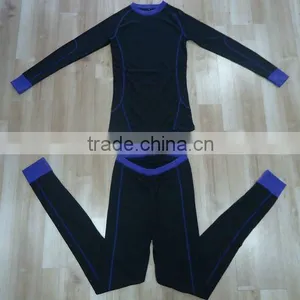 Ladies Fashion Sports Base Layer; Women Long Johns; Ladies 100% Polyester Underwear thumbnail-1