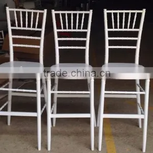 Plastic Tiffany High Stool Chair With Steel Leg thumbnail-3