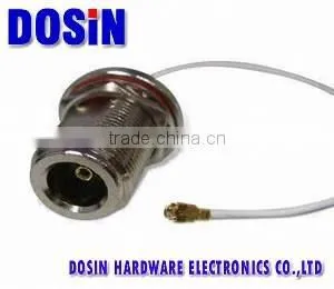 N FEMALE BULKHEAD TO UFL 200MM CABLE ASSEMBLY thumbnail-1