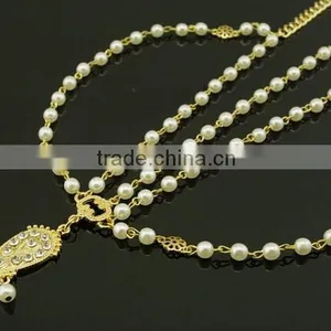 Women Fashion Vintage Gothic Luxury Rhinestone Head Chain Jewelry Headband Head Piece Hair Band thumbnail-5