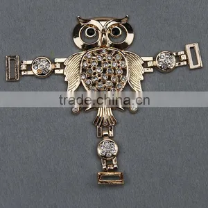 OWL Shape Shoe Upper Accessories Sandal Metal Buckels thumbnail-3