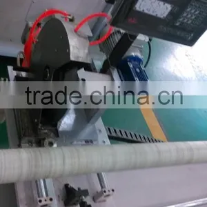 Single Shaft Semi Automatic Paper and Fabric Roll Cutting Machine thumbnail-3