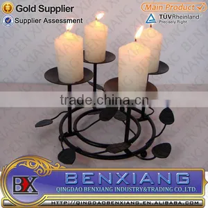 Wall Mounted Metal Candle Holder for Wedding Decoration thumbnail-1