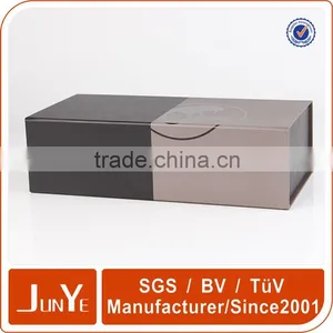 Book-form Style Good Quality Single Wine Glass Box Like Whiskey Wine Bottle Gift Box thumbnail-4