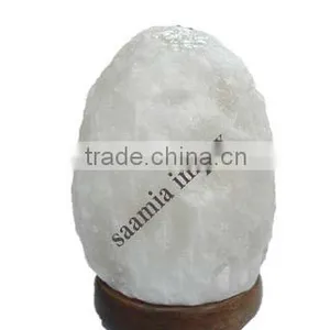 Himalayan Natural White Salt Lamp thumbnail-1