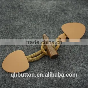 Real Leather Toggle Button for Coat thumbnail-1