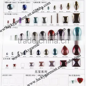 FREE SHIPPING 2015 NEWEST!! LUCKY Highest Quality Flat Back Sew-on Resin Epoxy Mosha Effect thumbnail-3