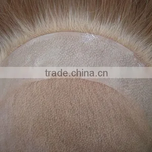 Human Hair Toupee for Women Swiss Lace Toupee thumbnail-3