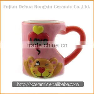 Cartoon Animal Hand-painted 3D Mug With Figurine Inside thumbnail-1