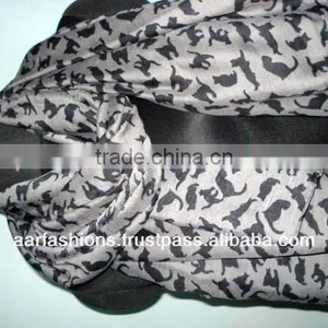 COTTON PRINTED SCARF 2014 thumbnail-1