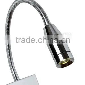 Indoor Chrome Plated Hotel Gooseneck Wall Mount Led Light,Gooseneck Wall Mount Led Light,Wall Mount Led Light WL1058 thumbnail-5