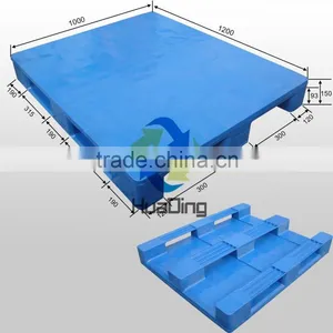 Heavy-duty Full Perimeter Surface and 3 Runners Plastic Pallet 1200x1000 Supplier's Choice thumbnail-1
