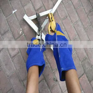 Premium Quality Cow Split Leather Welding Glove With Kevlar Thead Sewn thumbnail-2