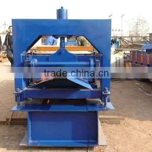 Manual / Automatical Decoiler Top Hat Cap / Ridge Flashing Roll Forming Machine thumbnail-1