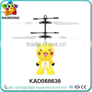 High Quality Infrared Induction Flying Toy Helicopter Toys Aircraft Radio thumbnail-3