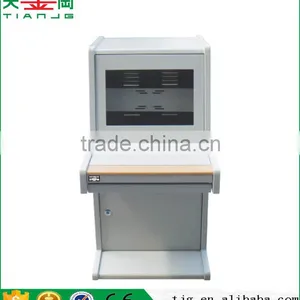 Taiwan TJG Network Metal Box Cabinet Popular Office With Operation Button Equipment Cabinet For Computer Screen And Host thumbnail-4