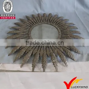 Antique Crafts Iron Sun Shaped Decorative Mirrors thumbnail-1