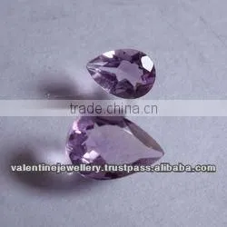 Pear Cut Natural Purple Amethyst Stone,Faceted Pear Cut Amethyst Decorative Loose Jewelry, Pear Amethyst Stone for Wholesale Fro thumbnail-1