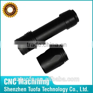 High Precision Turning Aluminum Cnc LED Flashlight Parts thumbnail-1