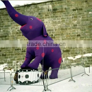 Giant Inflatable Purple Elephant for Advertising Decoration thumbnail-1
